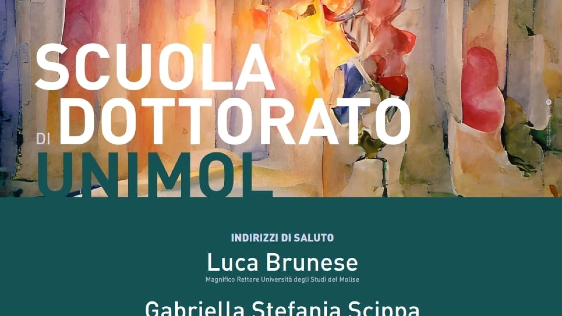 Unimol Molise, giovedi l'evento con il prof. Francesco Salvatore